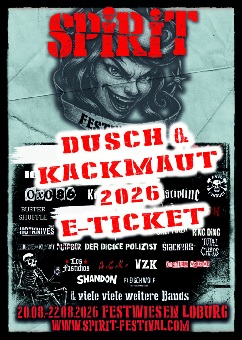Dusch- und Kackmaut 24 h geöffnet
