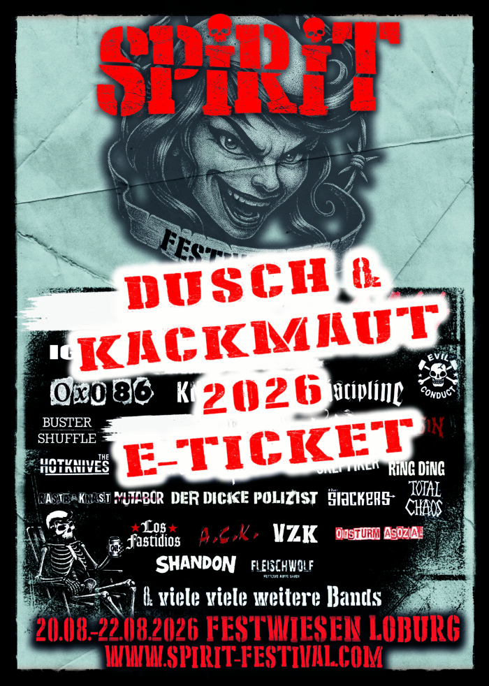 Dusch- und Kackmaut 24 h geöffnet